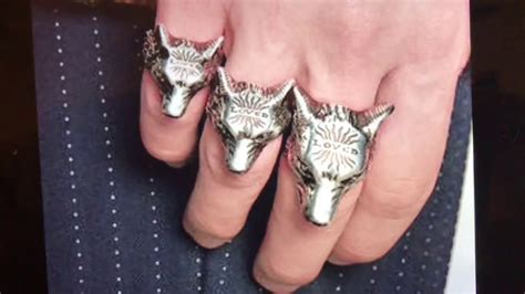 gucci mens wolf ring